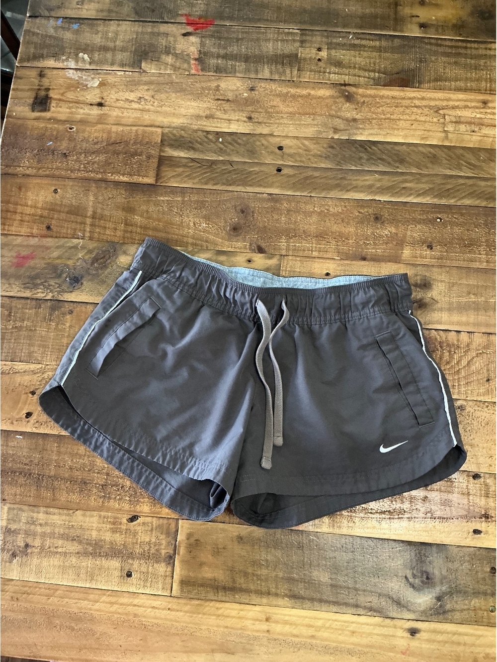 Nike Athletic Dept. Women's Gray Polyester Running Shorts Size M